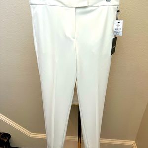 DKNY Pants White Crepe 4